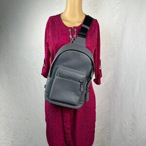 Coach 2540 Men’s West Pack Bag In Refine Pebble Leather